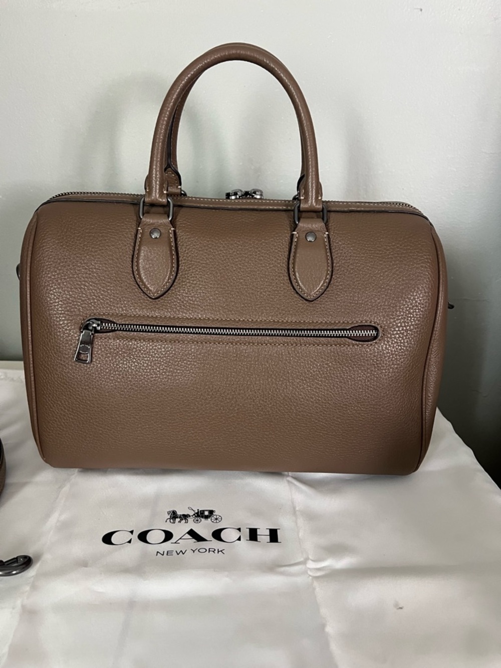 Coach Large Rowan Satchel And Matching Wallet - Picture 6 of 14